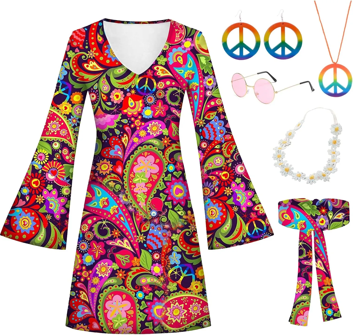 Lot de 5 Vêtements Hippie pour Femme - Image 1