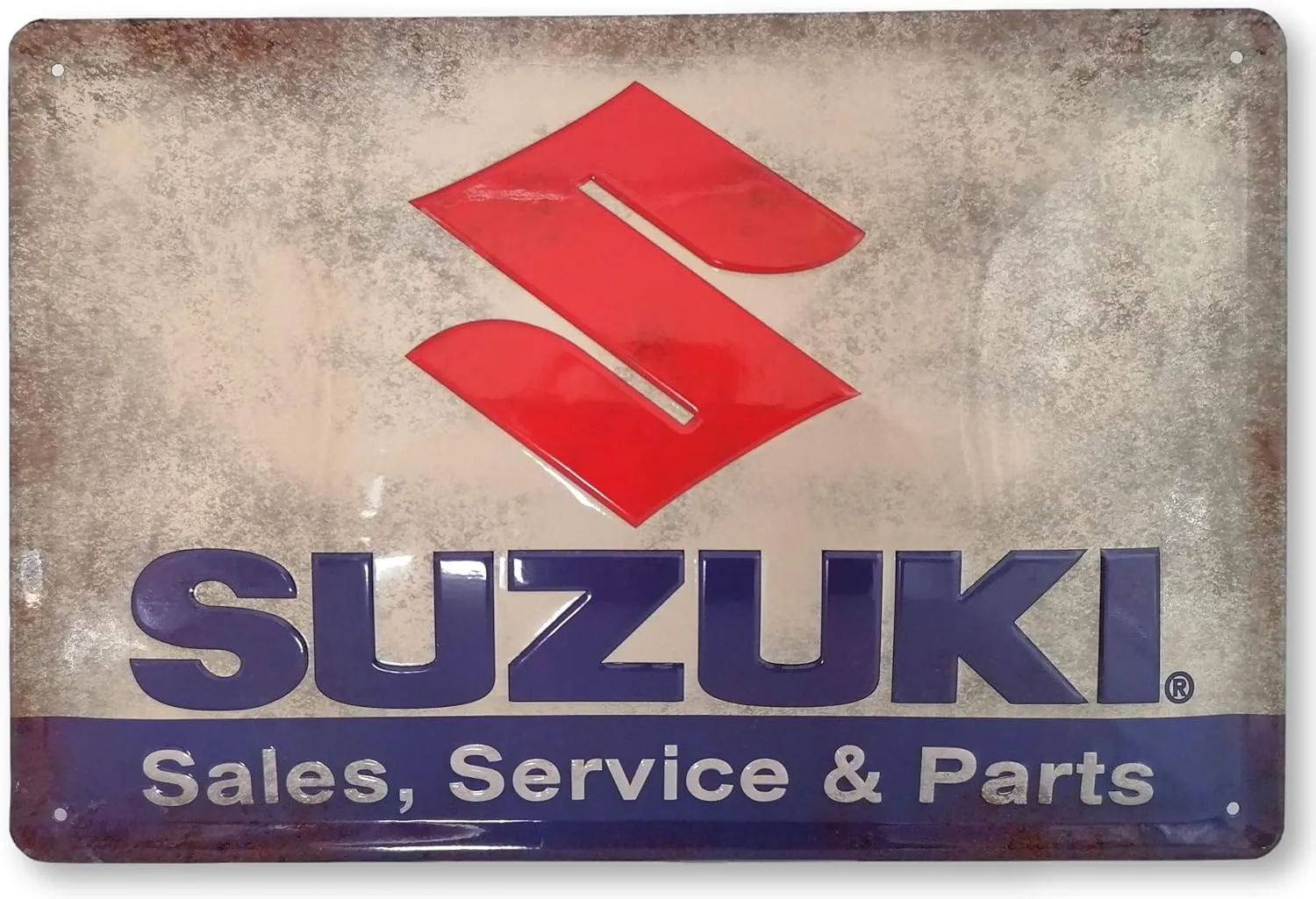 Plaque en tôle style rétro - Image 1