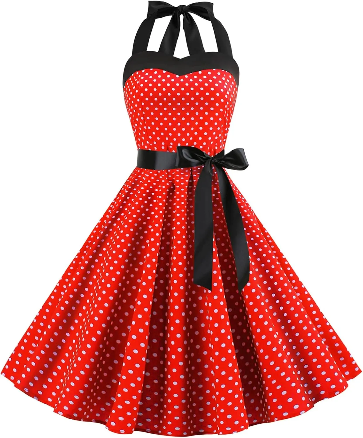 Robe Vintage Années 50 Femme Retro Rockabilly Pin