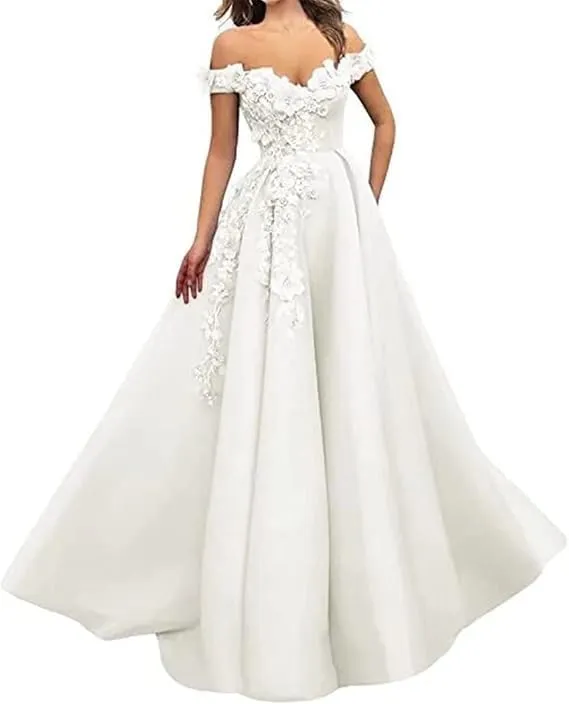 Robes de Bal en Tulle Robe Longue brodée à