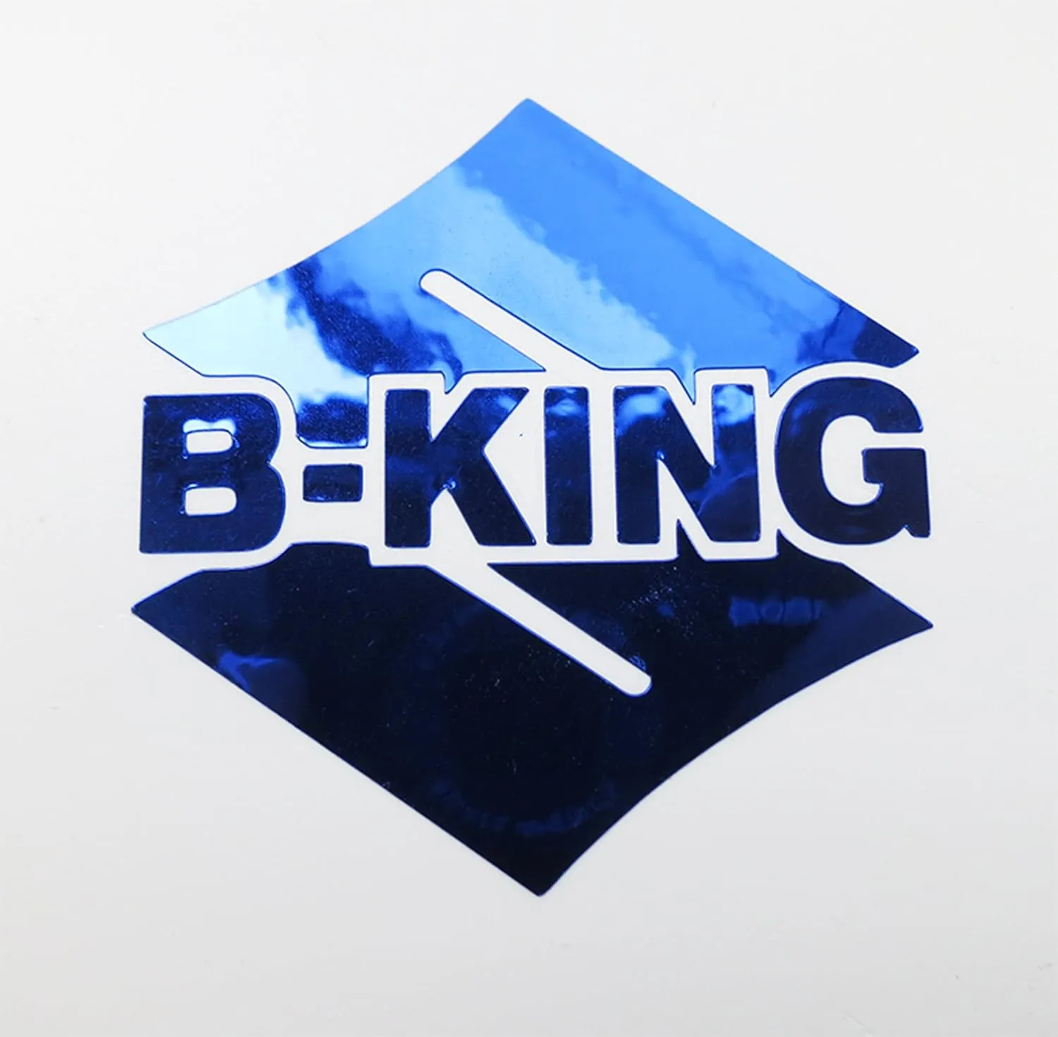 Suzuki B-King Bleu Chrome pour Moto Stickers - Image 1