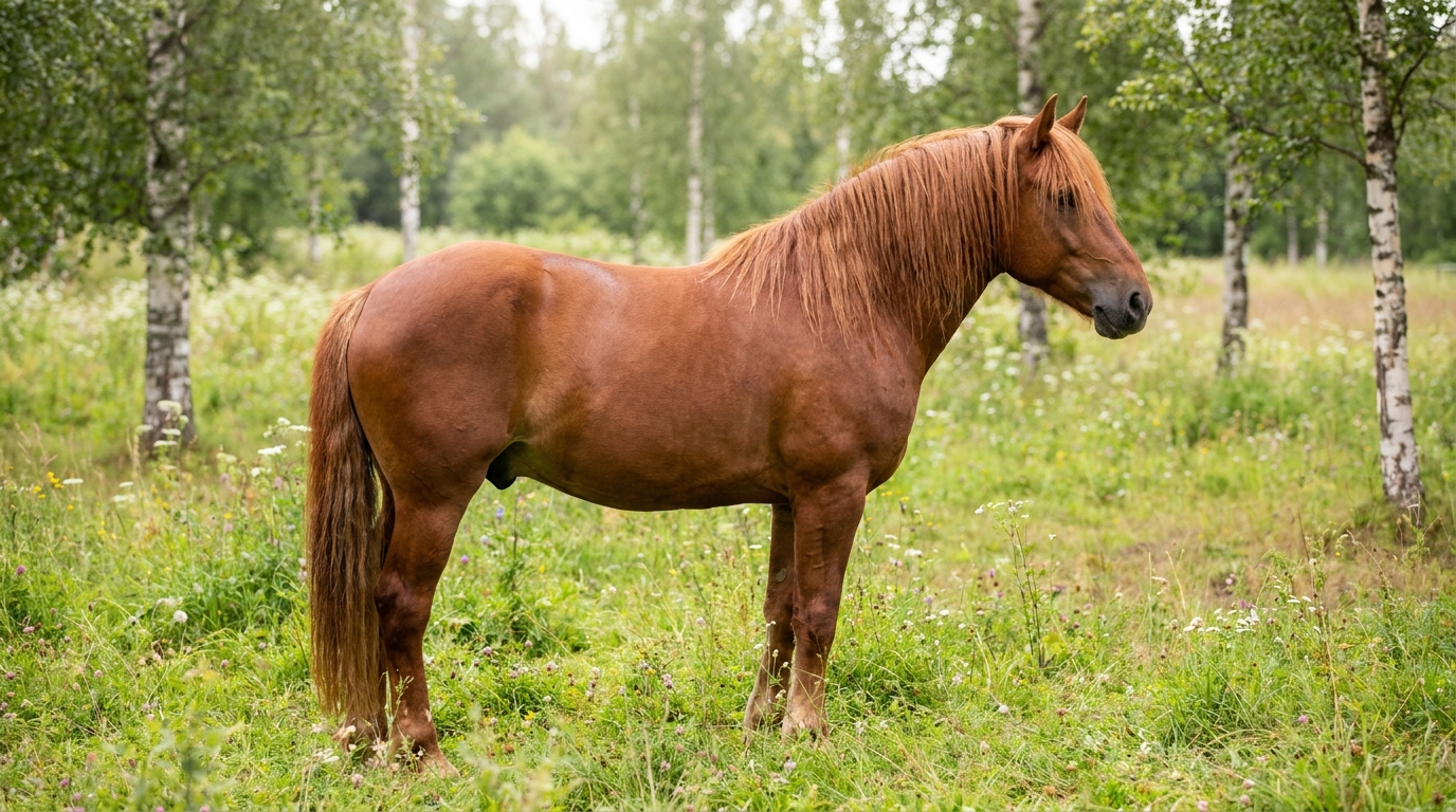 Finnhorse (Cheval finlandais)